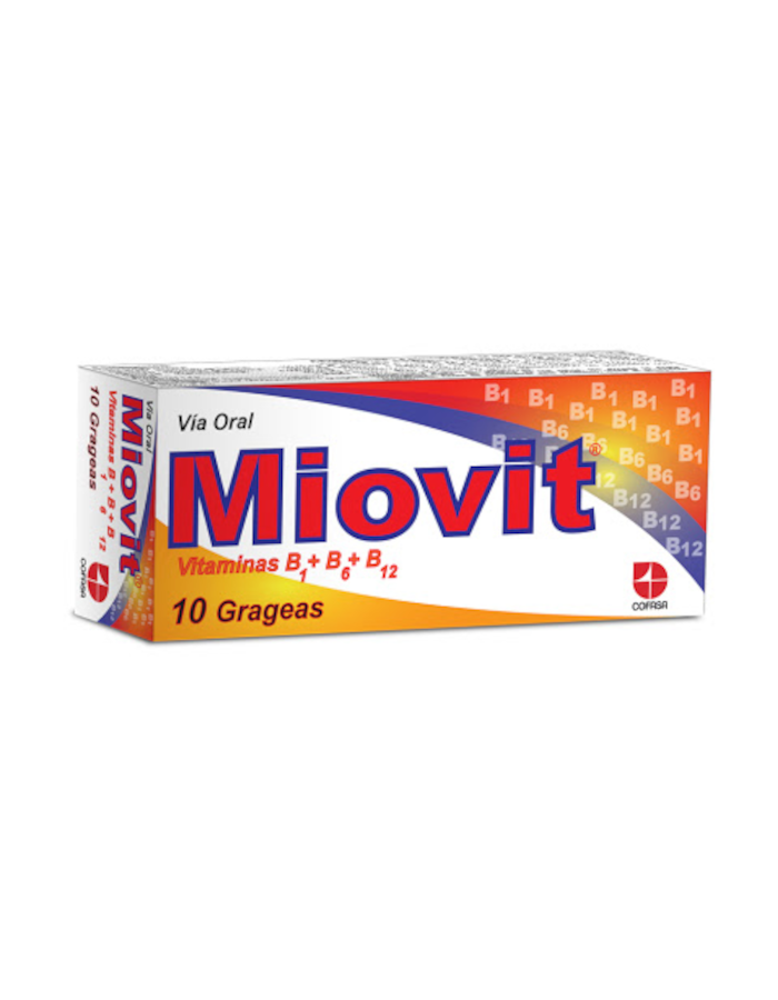 Miovit Complejo B 10 Grageas | Comprar Online | Que Mantequilla